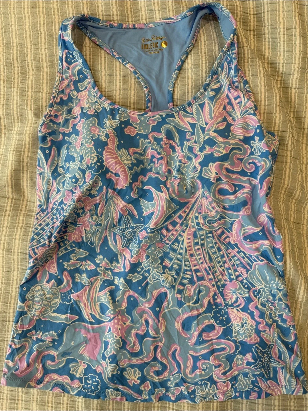 Lilly Pulitzer UPF50 Luxletic Taye Skort w/ matching Tank Top (Both Size S) - Picture 6 of 9